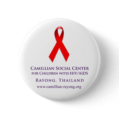 AIDS Ribbon (button) by camillian