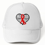 AIDS Ribbon Collage Hat