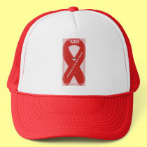 AIDS RIBBON hats by KABSANNIE AIDS RIBBON hats