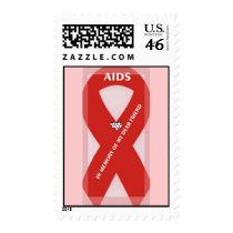 AIDS RIBBON postage