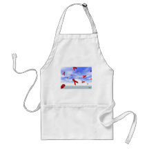 Aids Ribbons Floating in the Sky Aprons