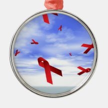 AIDS Ribbons Ornament