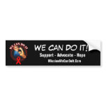 AIDS - Rosie The Riveter - We Can Do It Bumper Stickers