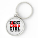 AIDS Sporty Fight Like a Girl Key Chains