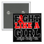 AIDS Sporty Fight Like a Girl buttons