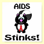 AIDS Stinks Skunk Awareness Design posters
