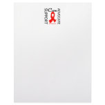 AIDS Support Advocate Cure Letterhead Design