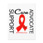 AIDS Support Advocate Cure Post Card