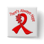 AIDS There's Always Hope Floral Pins