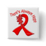 AIDS There's Always Hope Floral Pins
