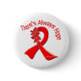 AIDS There's Always Hope Floral Pinback Buttons