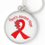 AIDS There's Always Hope Floral Keychains