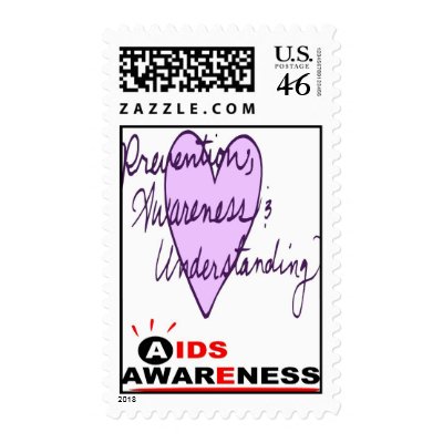 aidsawareness stamps by soccerisalive