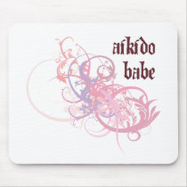 Aikido Babe Mouse Pad