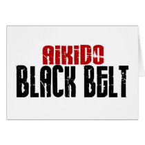 Aikido Black Belt Cards