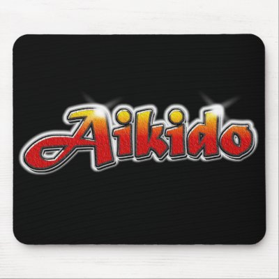 Aikido Graffiti Mousepad by KitaJin