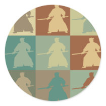 Aikido Pop Art stickers