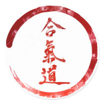 Aikido Round Sticker
