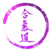 Aikido Round Sticker