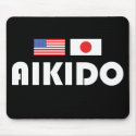 Aikido US/Japan Mousepad by KitaJin Aikido US/Japan Mousepad