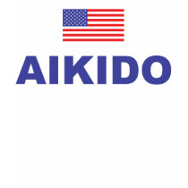 Aikido USA T-Shirt by KitaJin Aikido USA T-Shirt