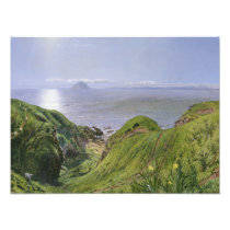 Ailsa Craig and the Isle of Arran, Scotland Photo Print