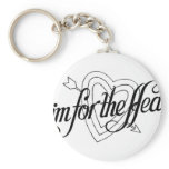 Aim For The Heart Valentine Keychains