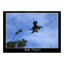 AIM HIGH ~ Motivational Poster posters by RavenSpiritPrints AIM HIGH ~ Motivational Poster posters