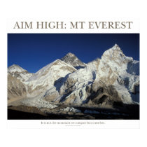 Aim High: Mt Everest posters