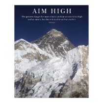 Aim High - Mt Everest posters