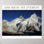 Aim High: Mt Everest Print