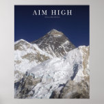 Aim High - Mt Everest Print