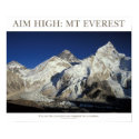 Aim High: Mt Everest posters by bhorisk Aim High: Mt Everest posters