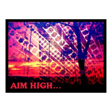 Aim High print