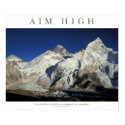 Aim High posters