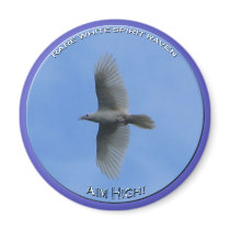 "AIM HIGH" (Spirit Raven) Magnet by RavenSpiritPrints "AIM HIGH" (Spirit Raven) Magnet