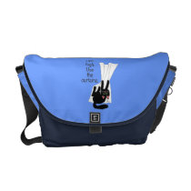 Aim High. Use the Curtains. messenger bags