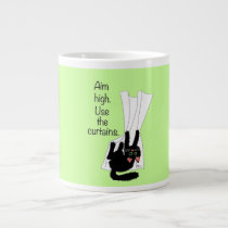 Aim High. Use the Curtains. mugs
