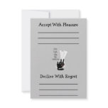 Aim High. Use the Curtains. Personalized Invitation