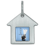 Aim High. Use the Curtains. Pet Tag
