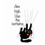 Aim High. Use the Curtains. Photo Sculpture