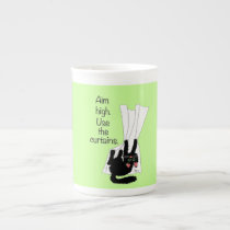 Aim High. Use the Curtains. mugs