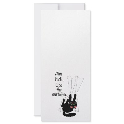 Aim High. Use the Curtains. Rack Cards by cat_breeds_info