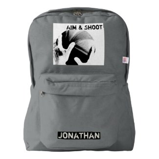 Aim & Shoot Motivational Basketball Backpack