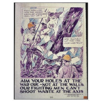 Aim Your Holes At The War flyers by ww2posters Aim Your Holes At The War flyers