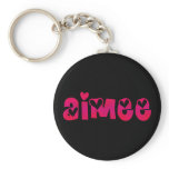 Aimee in Hearts Key Chain