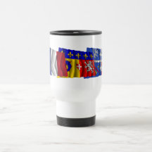 Ain, Rhône-Alpes & France flags Mug