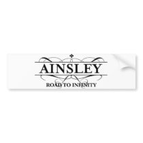 AINSLEY Road To Infinity Bumper Stickers bumper stickers