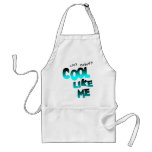 Ain't Nobody Cool Like Me, Black And Blue aprons