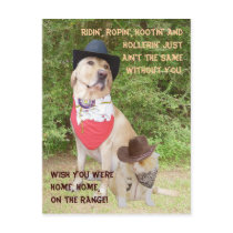 Ain't the same without you... postcards